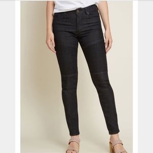 ModCloth Edgy As Ever Moto Skinny Jeans